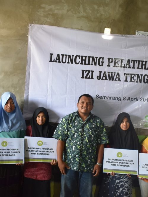 Pelatihan Jahit IZI Jateng