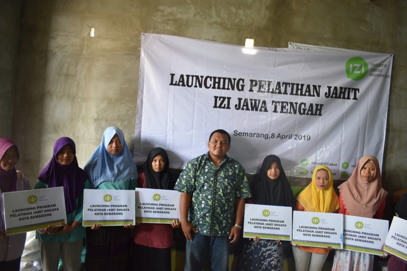 Pelatihan Jahit IZI Jateng