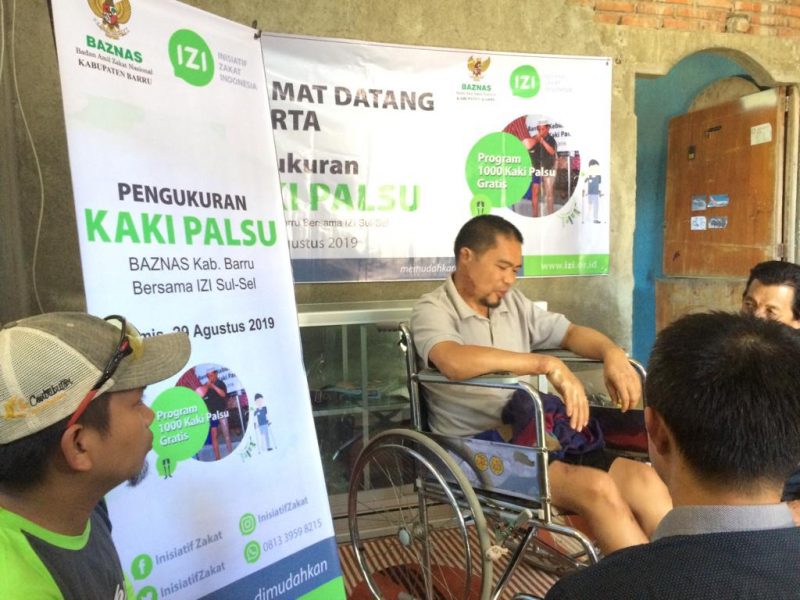 4 IZI Sulsel Kaki Palsu