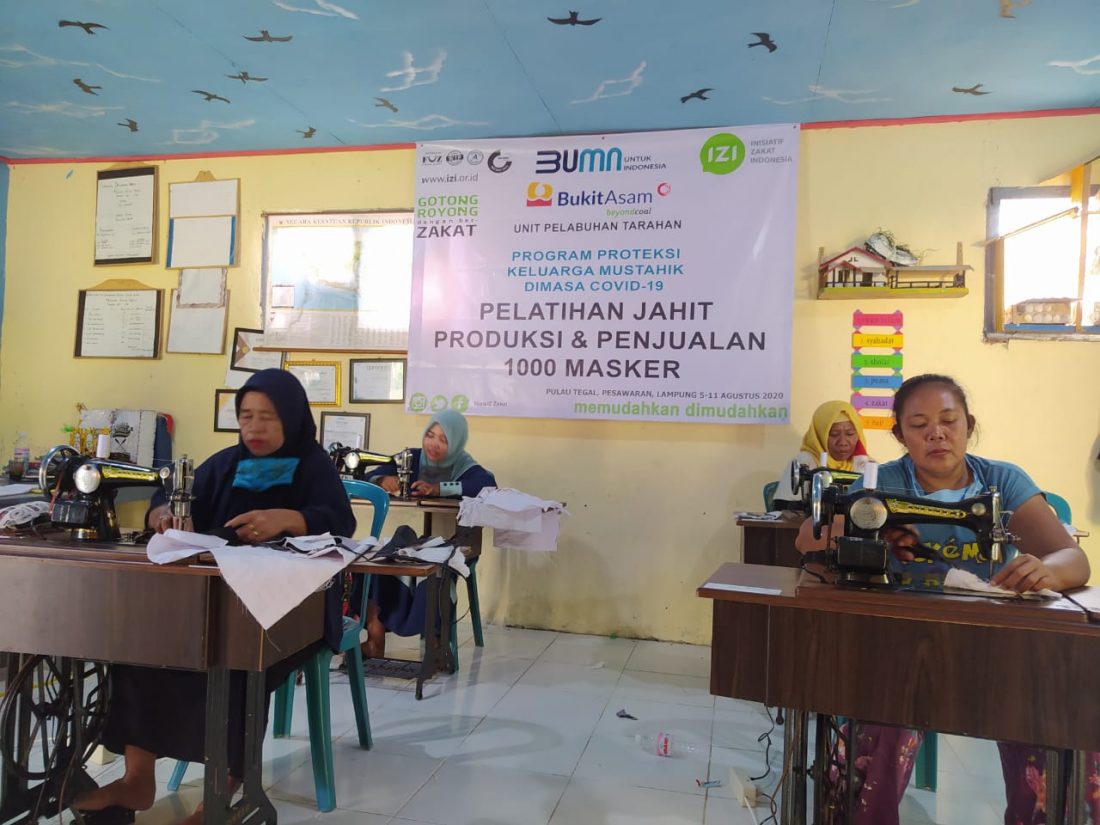 pelatihan jahit di pulau tegal