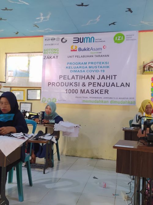 pelatihan jahit di pulau tegal