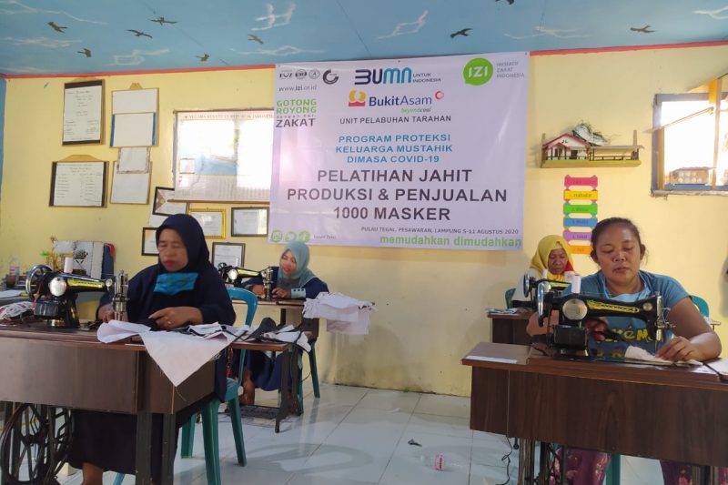 pelatihan jahit di pulau tegal