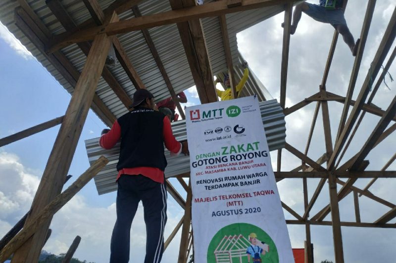 renovasi rumah korban banjir bandang