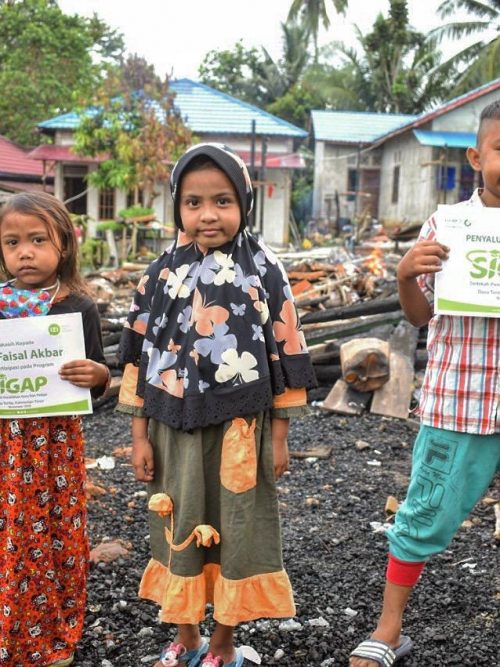 anak korban kebakaran