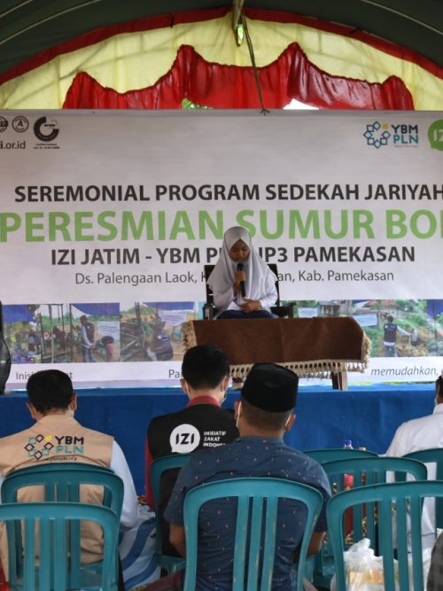 IZI Jatim dan YBM PLN gotong royong membangun sumur bor untuk para santri Ponpes Tahfidz Al Ma'ruf (Dok. IZI)