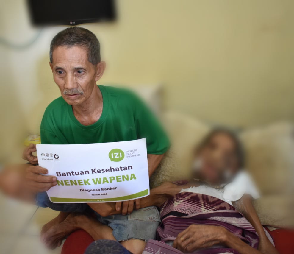 IZI Kaltim Kembali Bantu Nenek Wapena yang Sakit Kanker