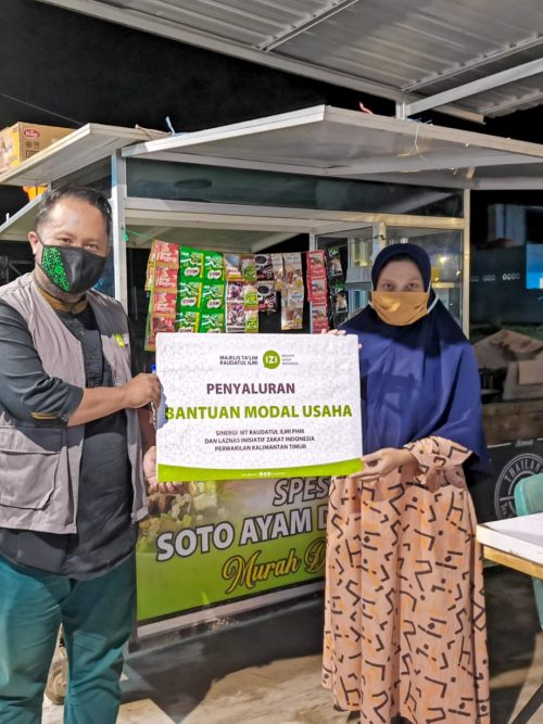 Covid-19, UMKM binaan IZI Kaltim mendapatkan bantuan modal usaha