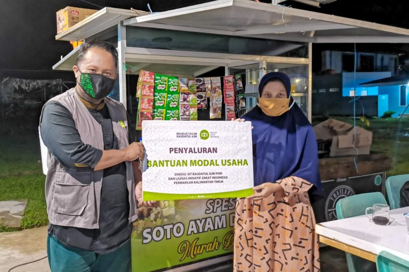 Covid-19, UMKM binaan IZI Kaltim mendapatkan bantuan modal usaha